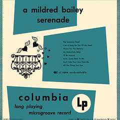 A Mildred Bailey Serenade EP, 1950