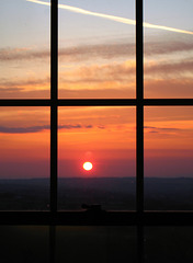 Window on a Cumbrian Sunset