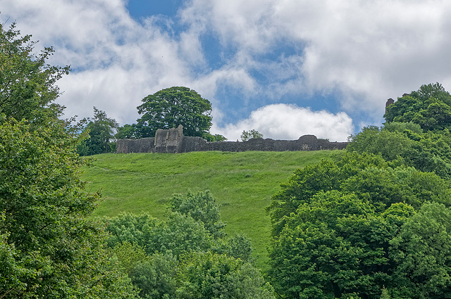 Perevil castle in Castleton, Derbyshire