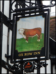 Ox Row Inn sign