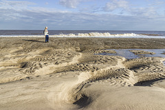 Spurn east beach bank, swales and ripples 1
