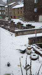 Mérial , Pyrénées audoises sous la neige