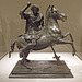 Bronze Statue of Alexander the Great on Bucephalus in the Metropolitan Museum of Art, July 2016