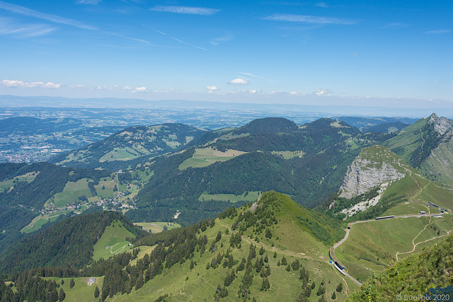 auf dem Rochers-de-Naye - Blick über die Waadtländer Alpen ... P.i.P. (© Buelipix)