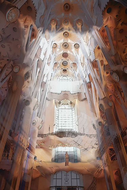 Barcelona " La Sagrada Familia " Antoni Gaudi