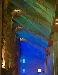 Blue Green Sagrada Familia