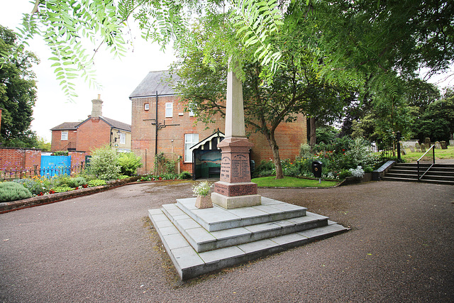 War Memorial, Thoroughfare, Halesworth, Suffolk