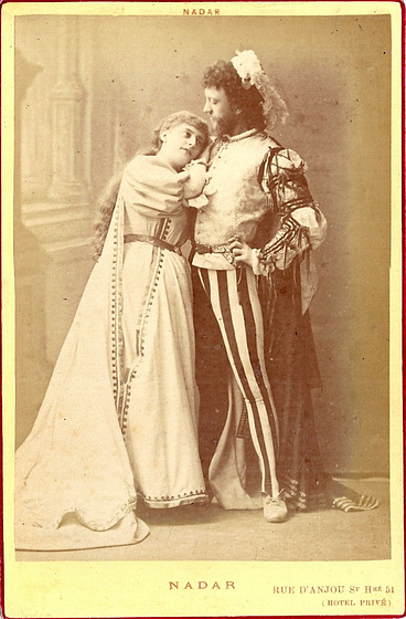 Marie Heilbronn & Paul L'Herie by Nadar Marie Heilbronn & Paul L'Herie by Nadar