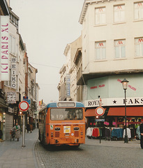 De Lijn 5081 (0741 P) in Mechelen - 1 Feb 1993