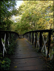 footbridge to the canal