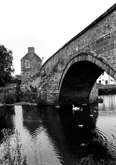 River Tyne and Old Nungate Bridge, Haddington