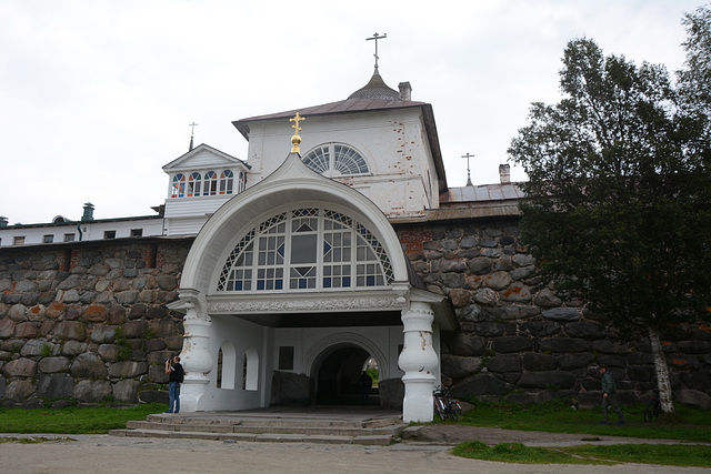 Святые (Западные) ворота Спасо-Преображенского Соловецкого монастыря