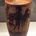 Detail of a Black-Figure Lekythos with a Chariot in the Virginia Museum of Fine Arts, June 2018