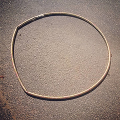 220 Slightly damaged hula hoop