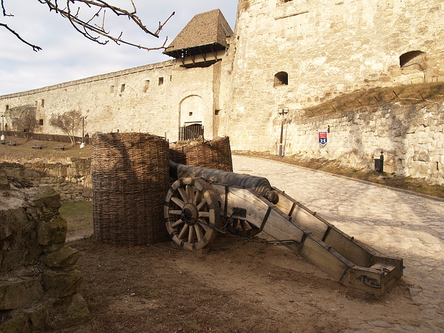 Hungary, Eger, Castle Cannon
