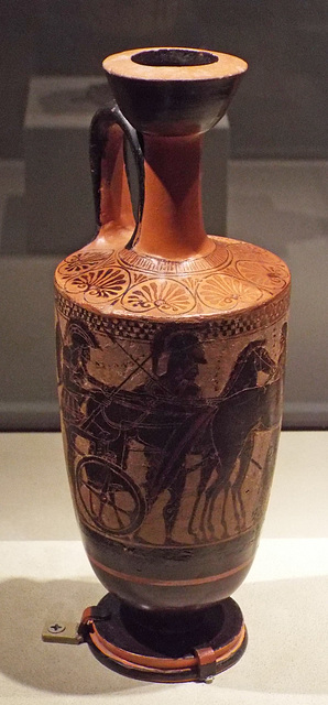 Black-Figure Lekythos with a Chariot in the Virginia Museum of Fine Arts, June 2018
