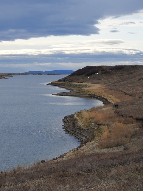 A view at Pine Coulee Reservoir