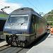 BLS Lokomotive Centovalli im Bahnhof Ausserberg