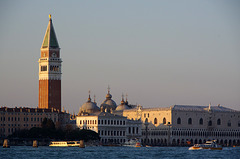 Campanile, the domes of St Mark's and the Doge's Palace