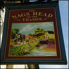 Nags Head pub sign