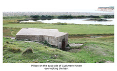 Pillbox on East of Cuckmere Haven 31 8 2010