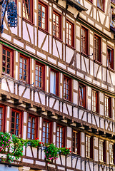 Eine Fassade in Tübingen