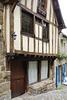 Medieval Building in Rue de Petit Fort, Dinan, Brittany