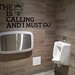 Message de toilette / Washroom's offbeat message