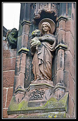 Eastham church statue