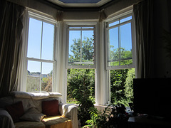 Having two large windows open - wow