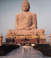 Buddha at Bodhgaya