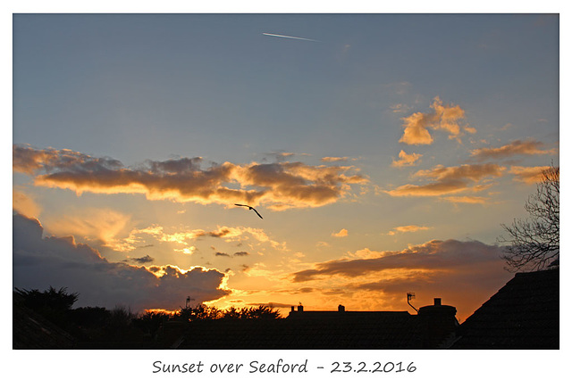 Seaford Sunset - 23.02.2016