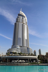 Dubai architecture, near the Dubai Fountain