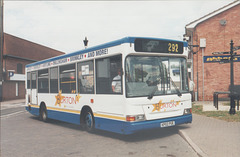 Burtons Coaches KP02 PUE at Mildenhall - 19 July 2003 (510-03A)