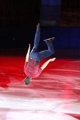 Doing a backflip on ice