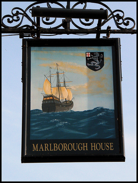 Marlborough House sign