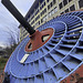 Jonval-Turbine vor dem Gebäude der MAN Energy Solutions Schweiz ... P.i.P. (© Buelipix)