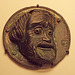 South Italian Roundel with a Comic Mask in the Getty Villa, June 2016