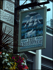 The Enterprise pub sign