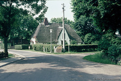 Gotinger Dorfidyll auf dem Weg zum Kliff, Föhr (1972)