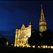 Salisbury Cathedral by night