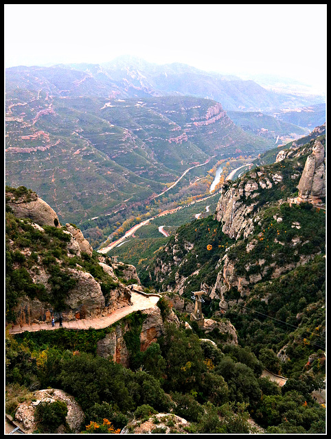 Vista desde Montserrat (Barcelona), 6
