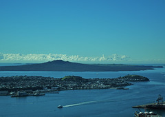 Auckland Harbour, Tamaki Strait and Rangitoto Island