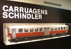 Model of Schindler railway carriage.