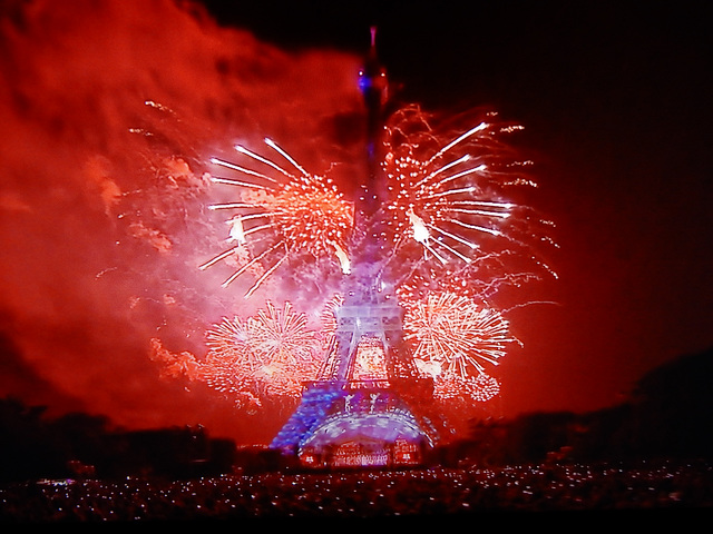 feu d'artifice du 14 juillet PARIS,
