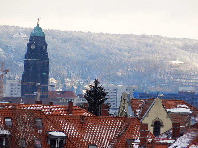 Rathausturm wacht über Dresden