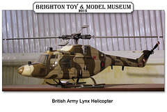 Lynx Helicopter model - Brighton Toy & Model Museum - 31.3.2015