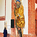 Warnemünde, Christophorusfigur in der Stadtkirche