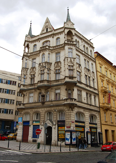 Gothic Apartment Block, Odboru, Prague