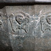 Angels on a large lead font